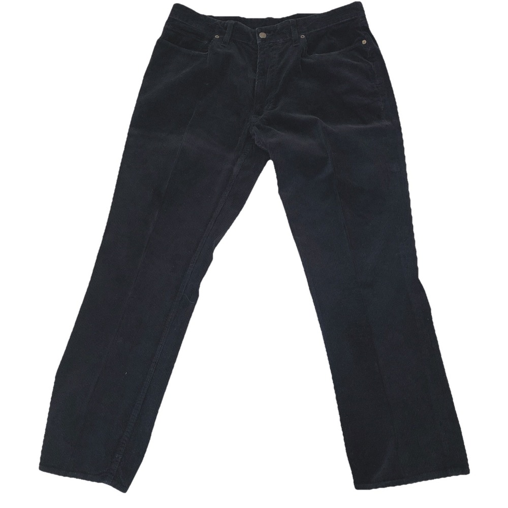 Polo Ralph Lauren Black Corduroy Pants Men's 36x32 Stretch Classic Fit